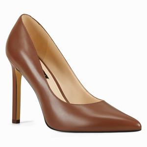 Nine West Tatiana Pointy Toe Pumps - Brown - Ireland (AL8234917)